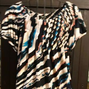 - - Style & Co Ladies Short Sleeve Blouse,  M